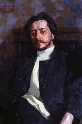 Portrait of Leonid Andreyev (1871-1919), 1903